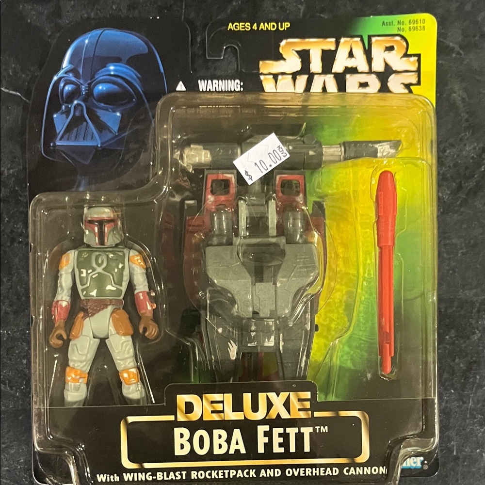 Star Wars Boba Fett Action Figure - Green, Gray, and Red